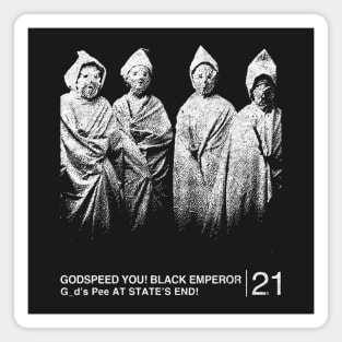 Godspeed You! Black Emperor / Minimalist Graphic Artwork Design Magnet